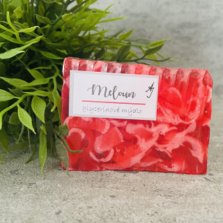 Glycerinové mýdlo meloun 100g